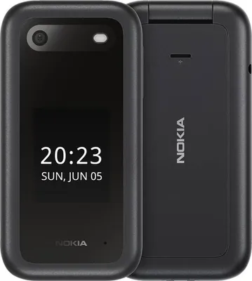 Produktbild von Nokia 2660 Flip, Klapphandy, Dual-SIM, 7,11 cm (2.8"), 0,3 MP, 1450 mAh, Schwarz