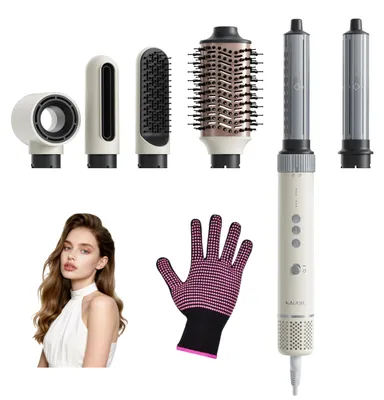Produktbild von 6-in-1 Hairstyler, Airstyler, Lockenstab, 110000 U/Min Hochgeschwindigkeit Lonen