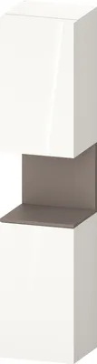 Produktbild von DURAVIT QA1346R43220010 QTG HS 400x360x1760 Wß Hgl. H 3H Tü 2