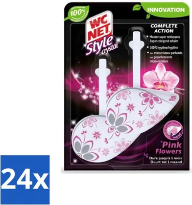 Productafbeelding van WC-blokjes – Frisse bloemengeur – 2 blokjes – Voordeelverpakking – 24 stuks