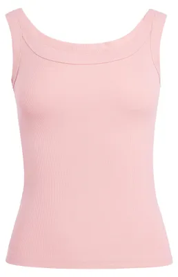 Produktbild von Damen-Top klassisch rosa mit Spitze, reguläre Passform, aus Baumwolle, Größe XS
