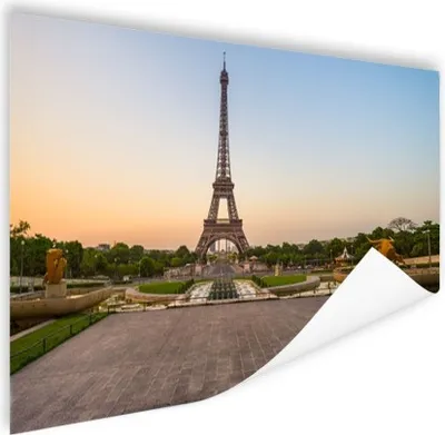 Produktbild von MuchoWow® Poster Paris - Eiffelturm - Sonnenaufgang 60x40 cm - Schlafzimmerdekoration