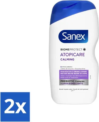 Produktbild von Sanex BiomeProtect Dermo Duschcreme für reaktive Haut 400 ml - Vorteilspack - 2 Stücke