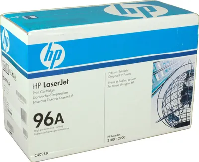 Produktbild von HP 96A Black Original LaserJet Toner Cartridge, 5000 Seiten, Schwarz, 1 Stück(e)