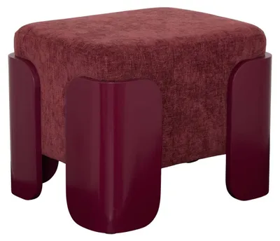 Produktbild von Rechteckiger sitzhocker „mizar“, 36 x 38 cm, rot  - Atmosphera créateur d'intérieur