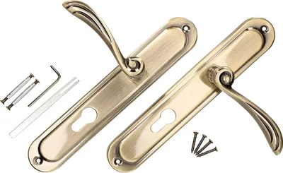 Produktbild von KOTARBAU® Zestaw klamek 90 mm PZ dluga plytka Patyna Uniwersalny Nowoczesny