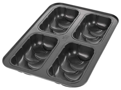 Produktbild von RBV Birkmann 210301, Brotform, Rechteckig, Schwarz, 365 mm, 245 mm, 40 mm