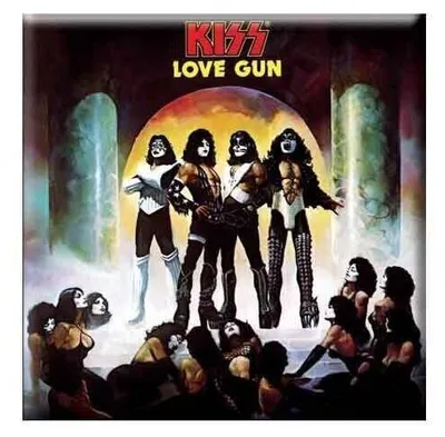 Obrázok produktu pre Kiss Love Gun Album Magnetka