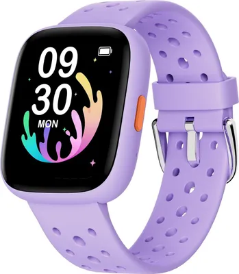 Produktbild von Smartwatch Kinder, 1,8" Smartwatch Uhr Schrittzähler, 24/7 Puls, Schlafmonitor, Vibrationsalarm, IP68 Wasserdicht, Puzzlespiele mit/ohne App