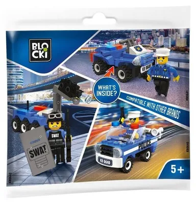 Immagine prodotto di BLOCKI MyPolice auto della polizia auto della polizia kit giocattolo