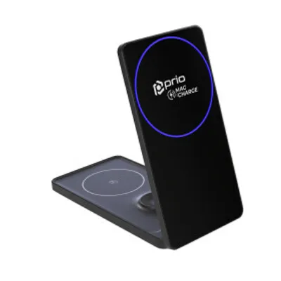 Produktbild von prio 3 in 1 kabelloses Schnellladegerät / Halterung  MAG schwarz