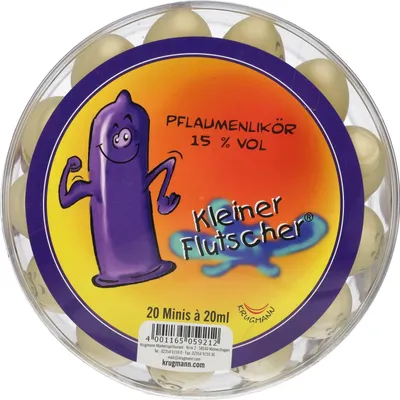 Image de Krugmann's Kleiner Flutscher Pflaumenlikör 15% Vol. 20x0,02l