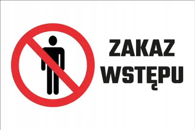 Produktbild von Schild „Zutritt verboten“ 20x30 cm PVC T008