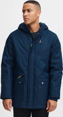 Produktbild von SOLID SDBello Herren Parka Winterjacke Mantel Jacke gefüttert mit Kapuze Reißverschlusstaschen Klettverschluss Regular fit