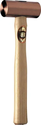 Produktbild von THOR Rotkupfer Hammer, Rund 22x63mm, 250g, mit Holzstiel