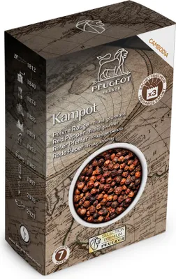 Produktbild von Peugeot Kampot roter Pfeffer Gewürz Für Peugeot Pfeffermahlwerk 3 x 20 g Beutel 42479