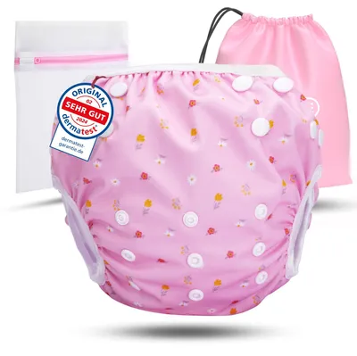 Produktbild von KIDVERSE Schwimmwindel Baby 0-3 Jahre - Schwimmwindeln wiederverwendbar