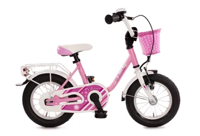 Produktbild von "MY BONNIE" 12 Zoll Kinderfahrrad-Bachtenkirch pink/ weiß