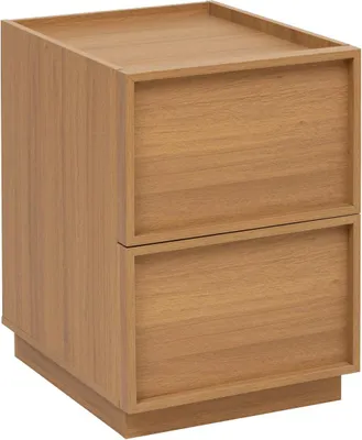 Produktbild von Framy nachttisch mit 2 schubladen aus holz - 5 five simply smart