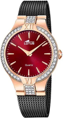 Produktbild von Lotus Damen Uhr Classic Elegant Edelstahl Armbanduhr schwarz UL18897/1