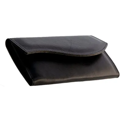 Immagine prodotto di Set manicure in pelle di nichel 5 pezzi nero