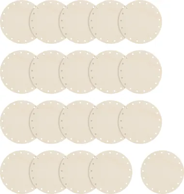 Produktbild von VBS XXL Peddigrohr Böden Rund 20 Stk 3 mm Flechtmaterial für Bastelprojekte
