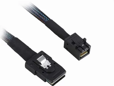 Produktbild von L49 Mini SAS HD Kabel SFF-8643 auf SFF-8087 – 100 cm – 12 Gbit/s – SAS Controller zu Backplane