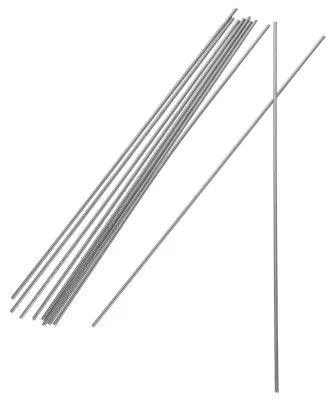 10 Blockiernadeln aus Edelstahl für Häkelprojekte, 20 cm