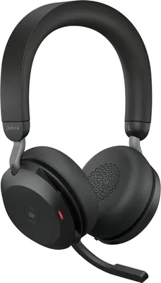 Zdjęcie produktu dla Jabra Evolve2 75, Bezprzewodowy, Biuro/centrum telefoniczne, 20 - 20000 Hz, 197 g, Zestaw słuchawkowy, Czarny
