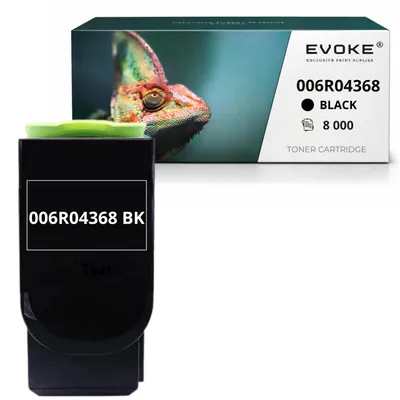 Produktbild von Evoke Toner-Kompatibilkartusche für den Drucker Xerox C310 315BK 8K 006R04368, Schwarz, 8.000 Seiten, kompatibel mit C310 und C315, KI-generiertes Bild
