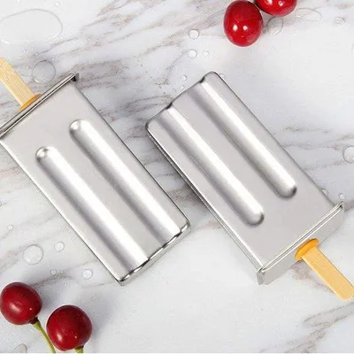 Produktbild von Edelstahl-Eisformen für gesundes Eis, 10 Stück, ideal für Party