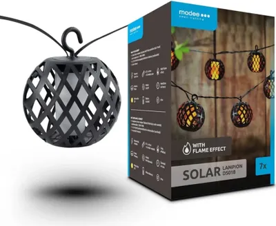 Obrázok produktu pre Modee solárne svietidlo DS018 lampiony 7ks, 4,8 m
