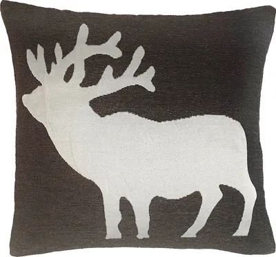 Produktbild von Kissen Weihnachtskissen mit Hirsch Motiv 50x50 cm in Braun