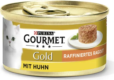 Produktbild von Gourmet Gold Raffiniertes Ragout Huhn 85g