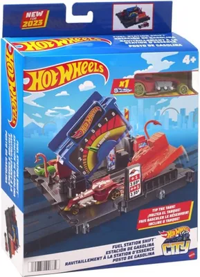 Zdjęcie produktu dla Hot Wheels City HKX45, Zestaw pojazdów i torów, 4 lat(a), Wielobarwny