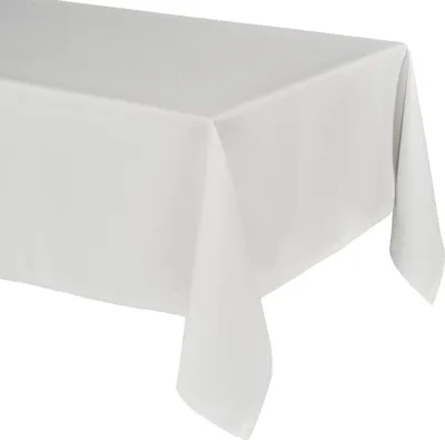 Produktbild von Elegante Tischdecke Edel Leinenoptik, Lina Tischdecke und Tischläufer, Farbe und Größe wählbar,Weiß