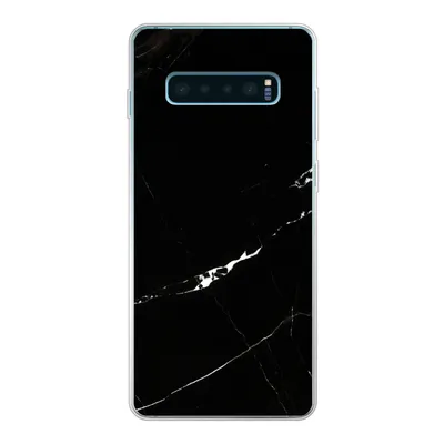 Produktbild von MuchoWow® Handyhülle Schutzhülle Hülle für Samsung Galaxy S10 Lite Marmor - Schwarz - Natursteine Silikon Softcase Handy Hülle - Schutz