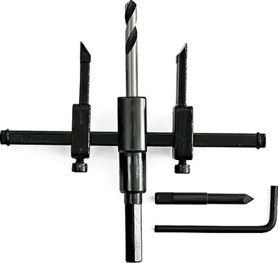 Produktbild von Lochschneider HT03-k-02, für Holz und Gipskarton, 30-120 mm, verstellbar
