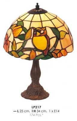 Obrázek produktu pro Casa Padrino Tiffany stolní lampa Ø 25 x v. 34 cm - Tiffany stojací lampa
