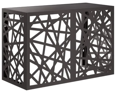 Obrázok produktu pre Kryt klimatizácie čierny 90 x 40 x 60 cm oceľ