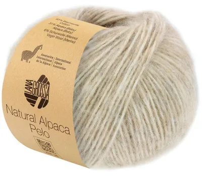 Produktbild von Lana Grossa - Natural Alpaca Pelo 0006 hellbeige