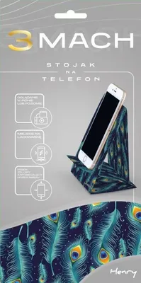 Produktbild von 3MACH Telefonständer - Pfauenfedern