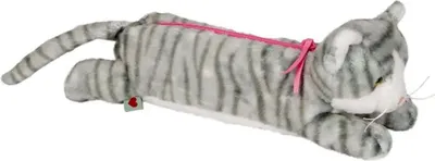 Produktbild von Lustige Tierparade - Stifteetui Katze, grau