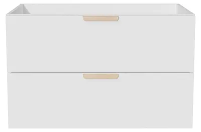 Produktbild von Hänge-Waschtischunterschrank – Weiß – B80 cm – AVORELI