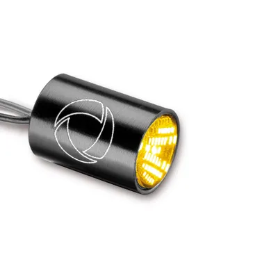 Obrázok produktu pre KELLERMANN Atto® Integrálny LED mini indikátor, čierne puzdro / číre sklo