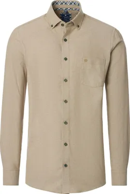 Produktbild von REDMOND Herren Flanellhemd Langarm Button-Down Comfort Beige XL