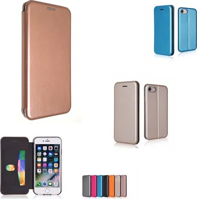 Produktbild von starfix Flip Wallet Tasche Schutz-Hülle Cover für Samsung A6 Plus (2018) mit Kartenfach rosa