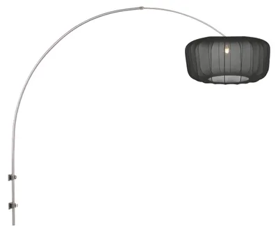 Immagine prodotto di Lampada da parete - acciaio nero - Sparkled Light - plastica metallo - lampada da lettura - E27 - 4403ST - Steinhauer