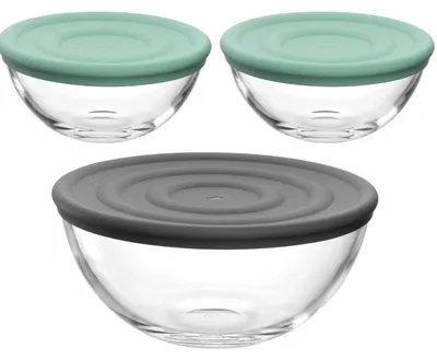 Immagine prodotto di Leonardo DB - Set da 6 ciotole/coperchi Cucina color menta