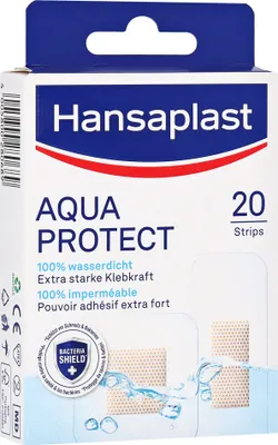 Obrázek produktu pro Hansaplast Aqua Protect Wodoodporne plastry, 20 sztuk (PRODUKT Z NIEMIEC)
